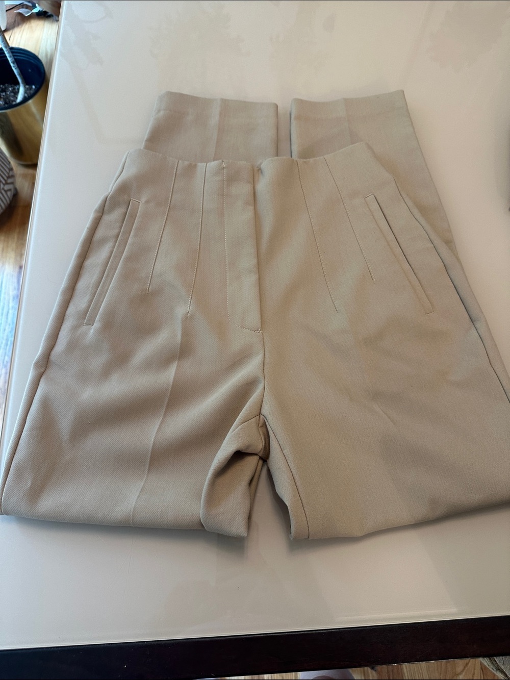 Zara high rise trouser small